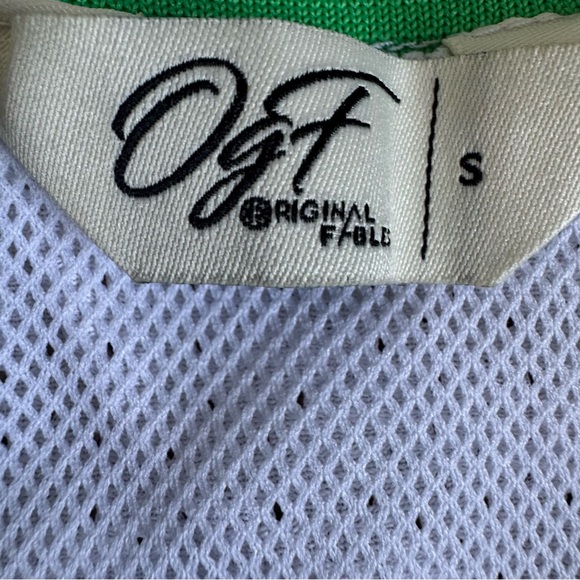 Original Fables White and Green Original Sin Jersey with Red Petals Size Small - Picture 3 of 6